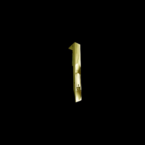 413 - Polished Brass 150 mm flush bolt