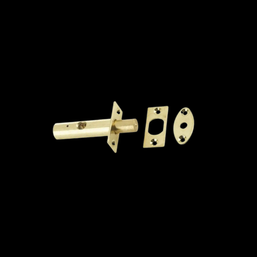 4157 - Polished Brass 62mm mortice rack bolt
