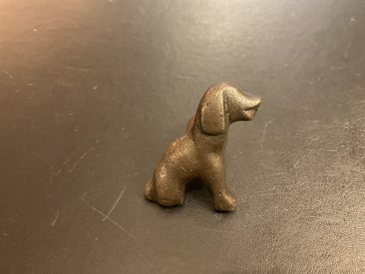 125 - Antique Iron 35 mm Dog Cabinet Knob
