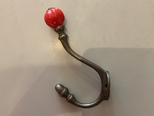 26R - Antique Iron H&C Hook Red Shell Tip