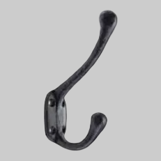 4461 - Black Iron hat and coat hook