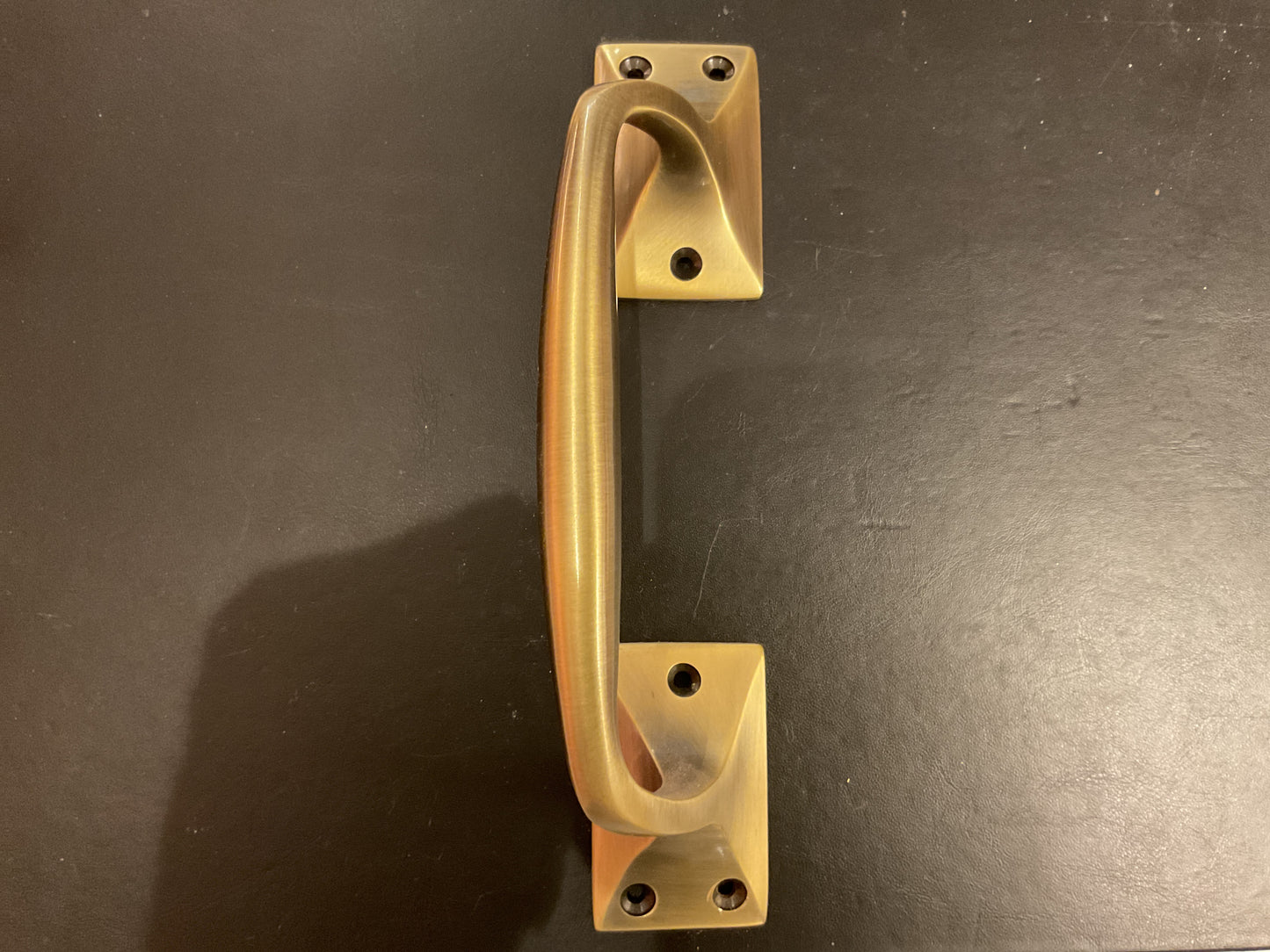 8031 - Antique Brass 200 mm Cranked Pull Handle