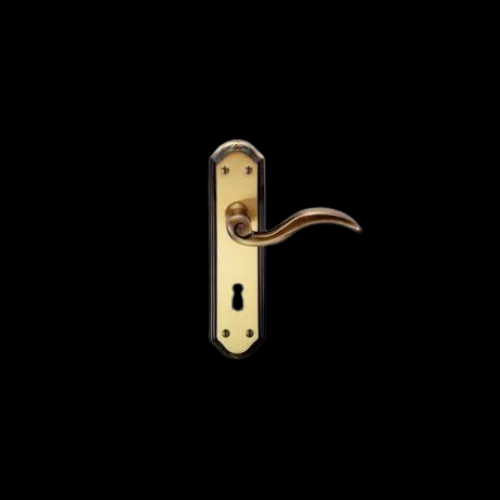 4870 - Antique Brass Wentworth Lever Lock Handles