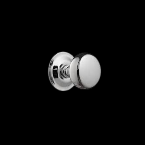 519 - Polished Chrome Con Fix Mortice Knobs