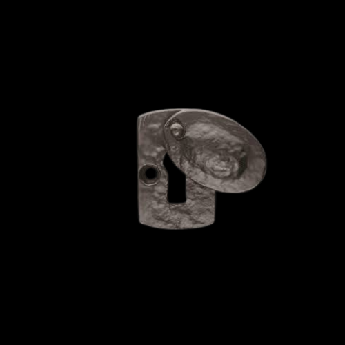 5538 - Black Iron Covered Escutcheon