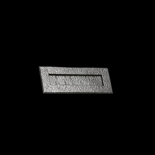 5557 - PB rustic 266 x 108mm letterplate