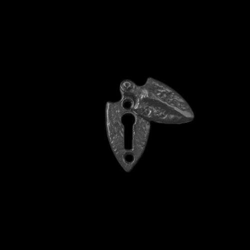 5577 - PB rustic shield escutcheon