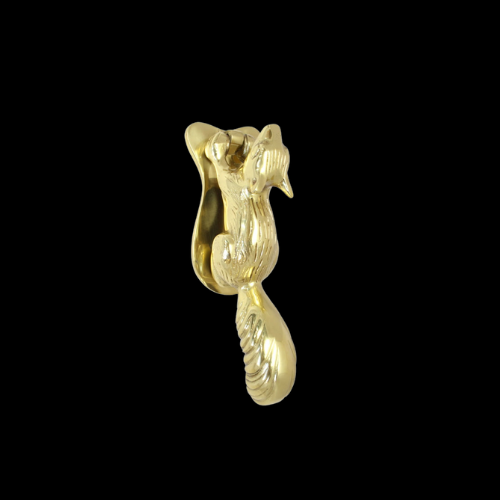 5732 - Polished Brass Squirrel Knocker