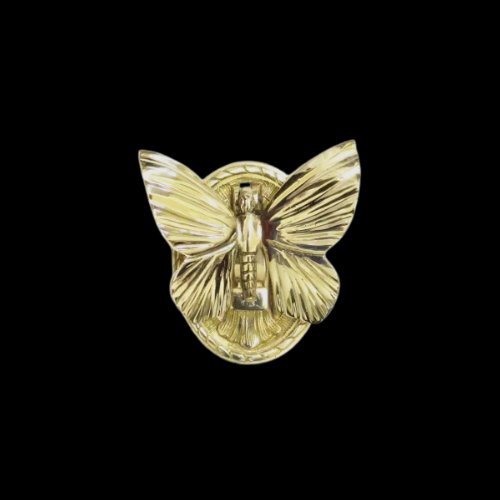 5760 - Polished Brass (unlacquered) Butterfly Knocker