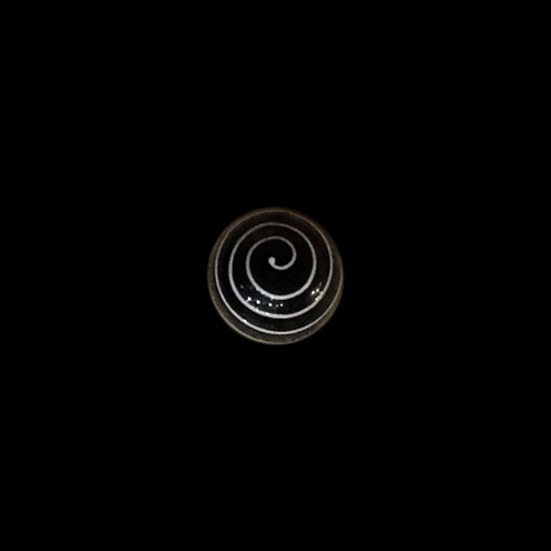 59 - Black & White Spiral Knob