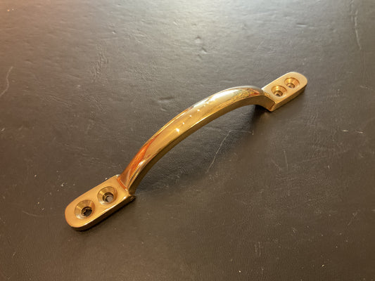 3173B - Polished Brass 120 mm Sash Handle