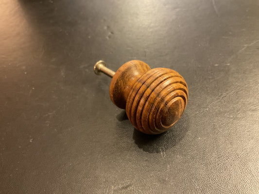 8053 - 30 mm Rosewood Beehive Cabinet Knob