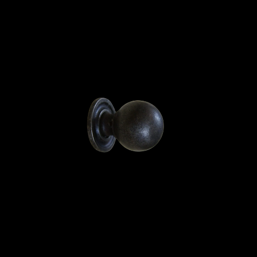 63 - Antique Iron 32mm Ball Knob