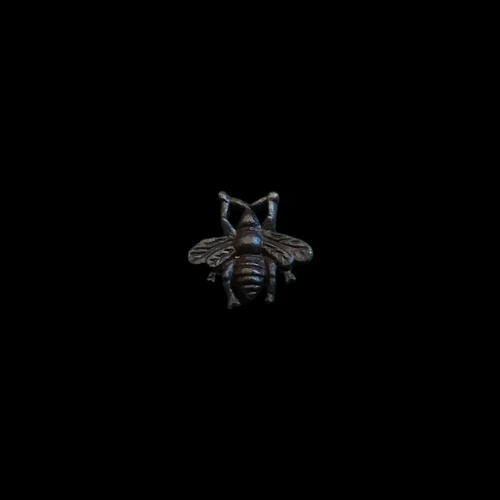 64 - Antique Iron Bee Knob