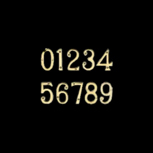 750 - Polished Brass 50mm Letters