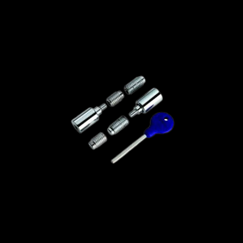 822A - Polished Chrome Sash Window Stops & Key