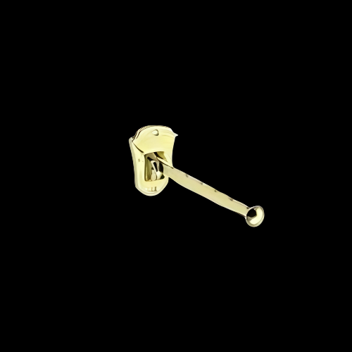 906 - Polished Brass folding hanger support