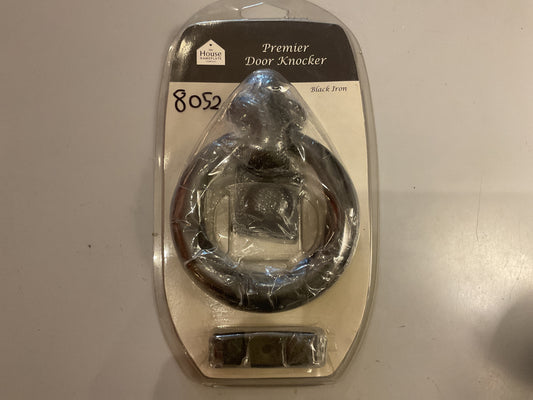 8052 - Black Iron 115 mm Ring Knocker