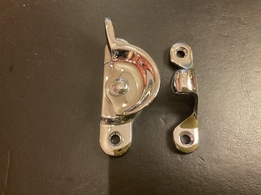 146 - Polished Chrome Sash Window Fastener