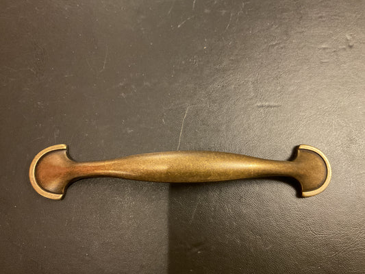 2369 - Antique Brass 135 mm Bow Handle, 128 mm bolt centres