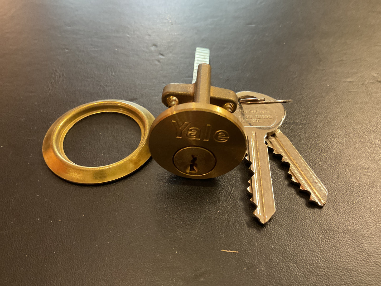 2649 - Polished Brass nightlatch cylinder