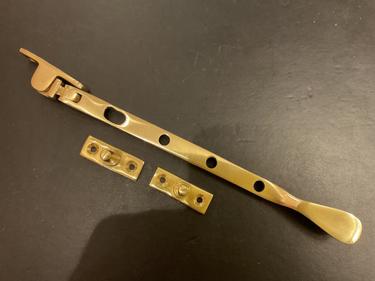 4918 - Polished Brass 200 mm Casement Window Stay