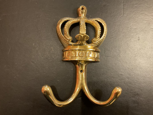 8012 - Polished Brass Crown Hook