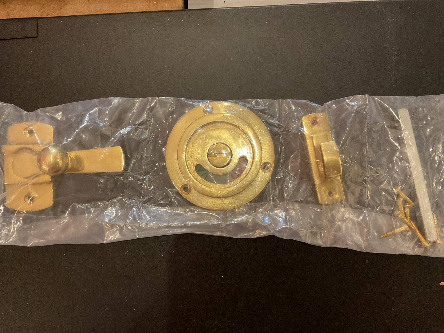 8079 - Polished Brass Unlacquered Period Turn and Release
