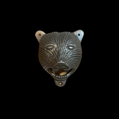 238 - Antique Iron Bear Bottle Opener