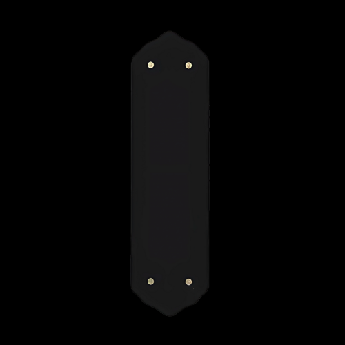 634 - Black china fingerplate