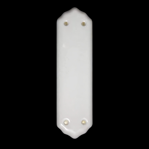602 - Plain white china fingerplate